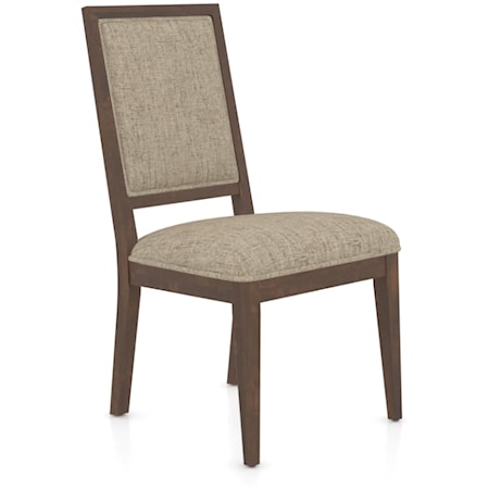 Transitional Customizable Upholstered Side Chair