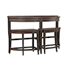 Aspenhome Blakely Sofa Table with Stools