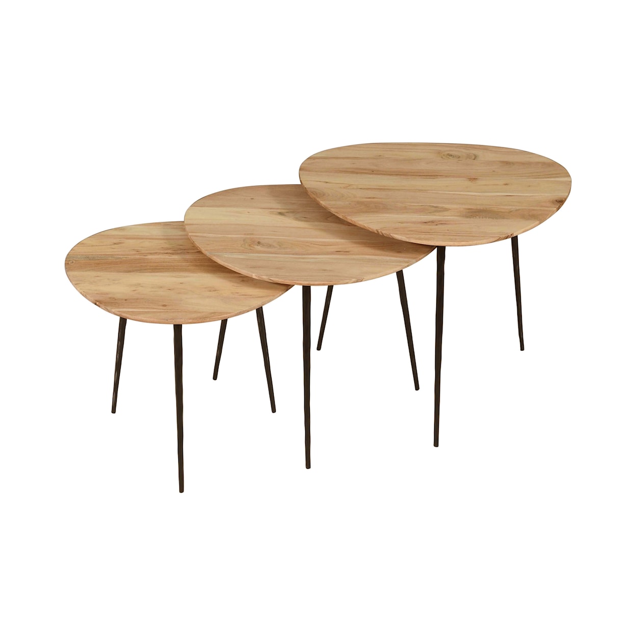 Jofran Reeves Nesting Table - Set of 3 - Natural