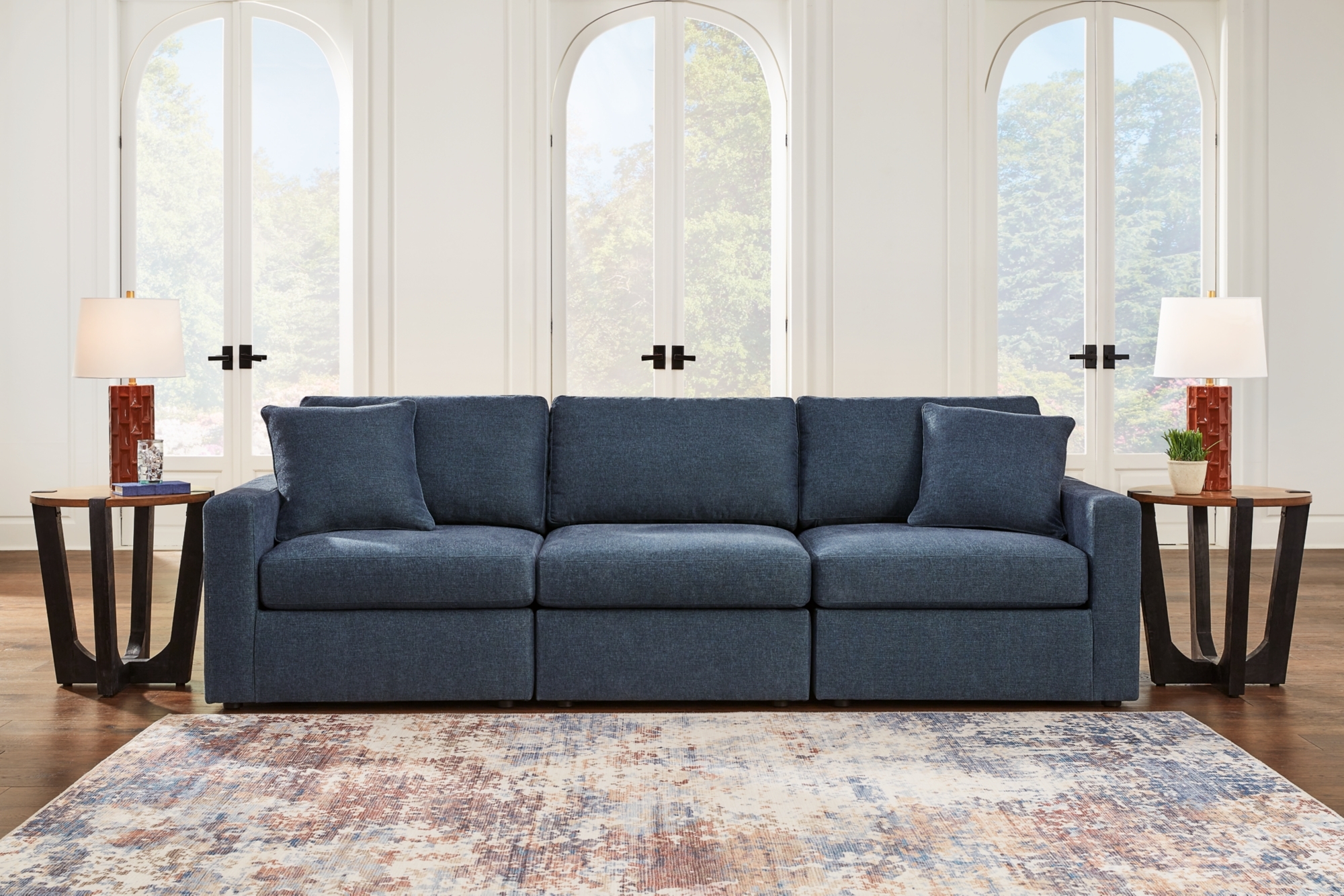 Signature Design by Ashley Modmax Sectional And Ottoman