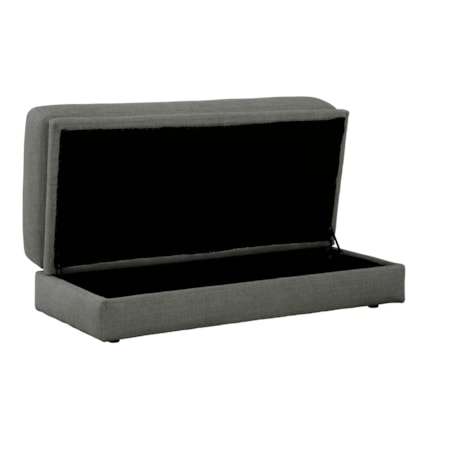 BRAZIL CHARCOAL STORAGE OTTOMAN |