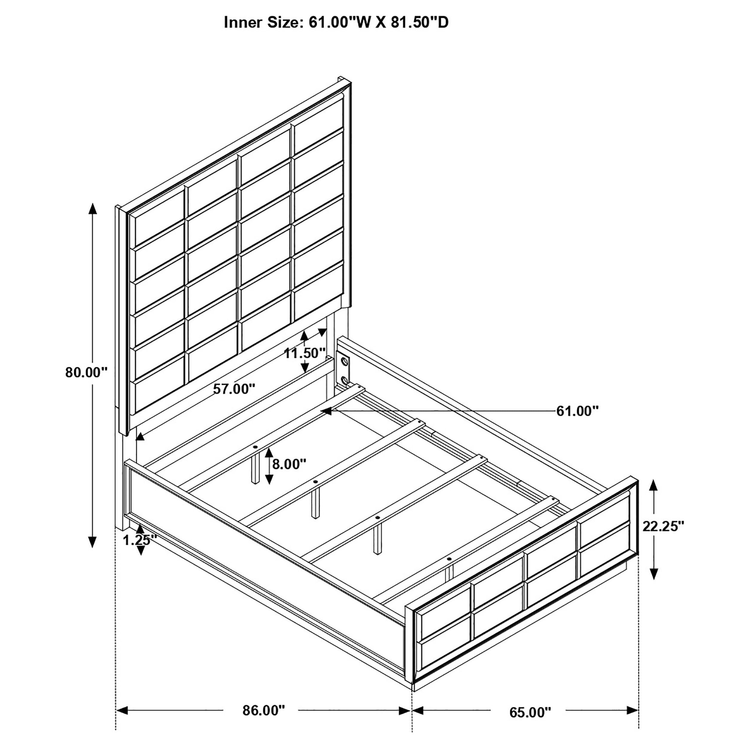 Coaster Durango 4-piece Queen Bedroom Setd