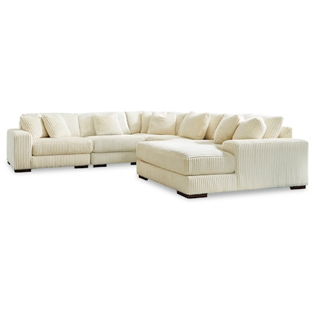 5-Piece Sectional With Chaise