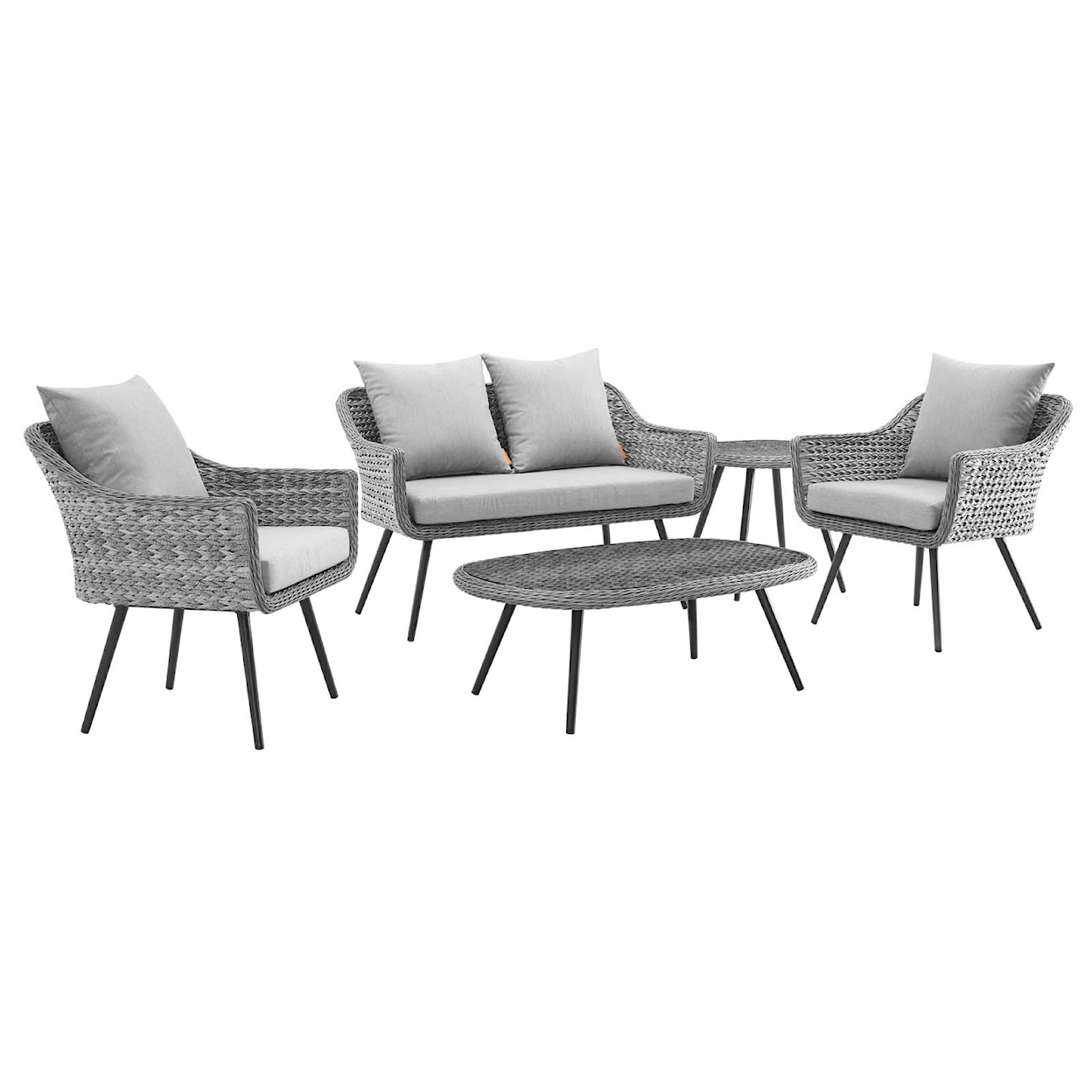 Modway Endeavor Outdoor 5 Piece Set