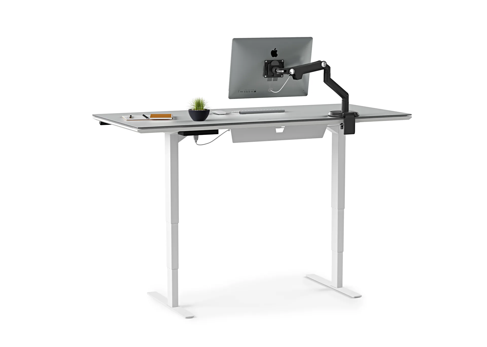 66" x 30" Modern Sit+Stand Desk