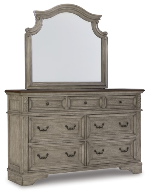 Dresser And Mirror