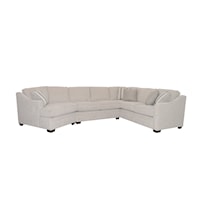 3-Piece Sectional Sofa with LAF Cuddler