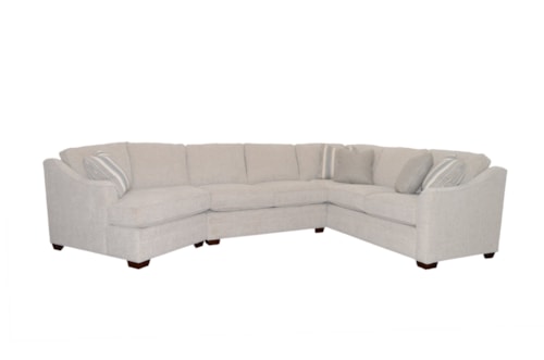 3-Piece Sectional Sofa with LAF Cuddler