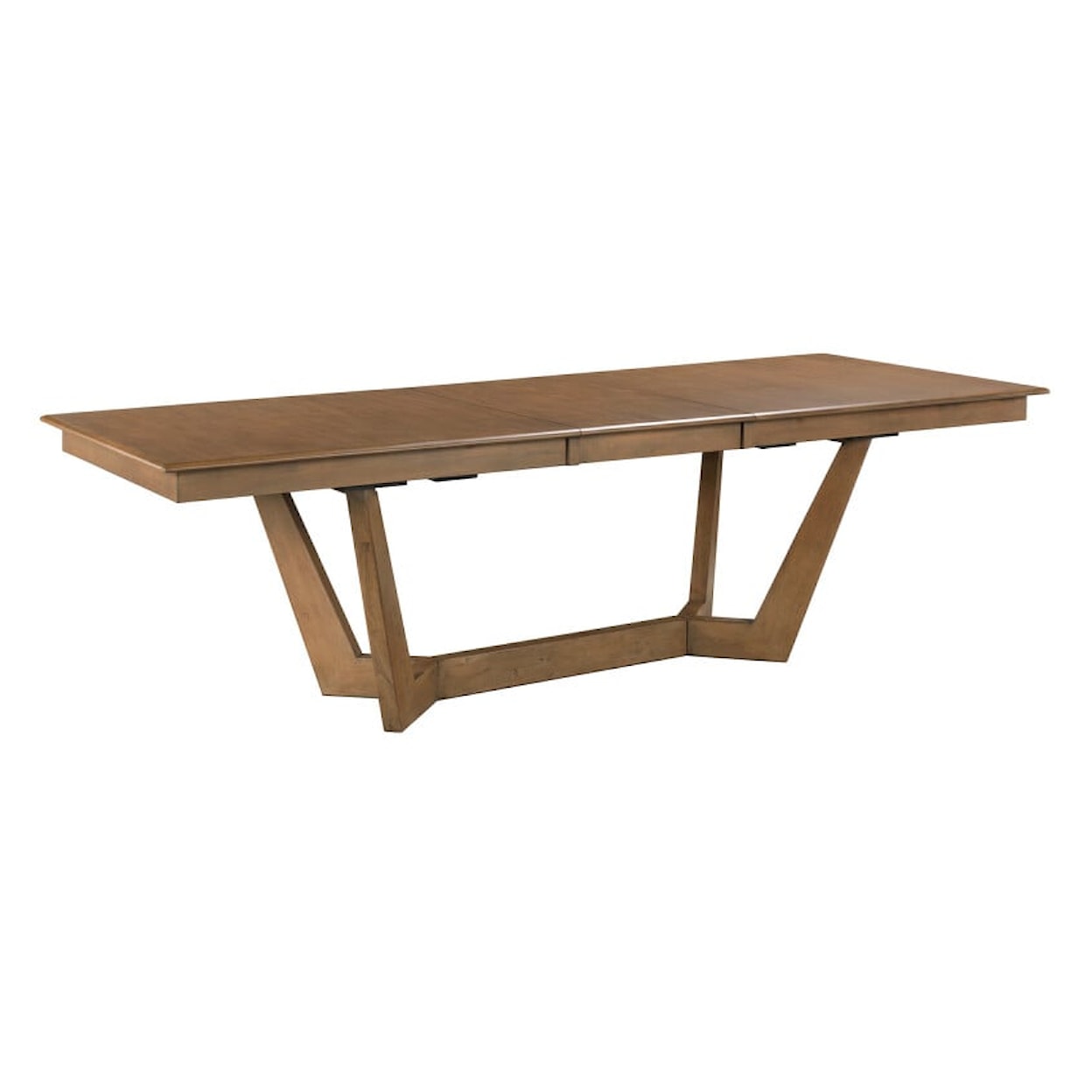 Kincaid Furniture Kafe' 80" Rectangular Trestle Table Pkg, Latte