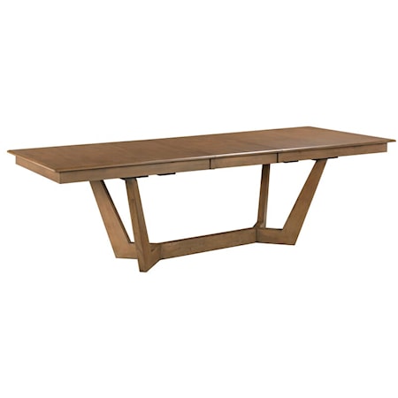 80" Rectangular Trestle Table Pkg, Latte