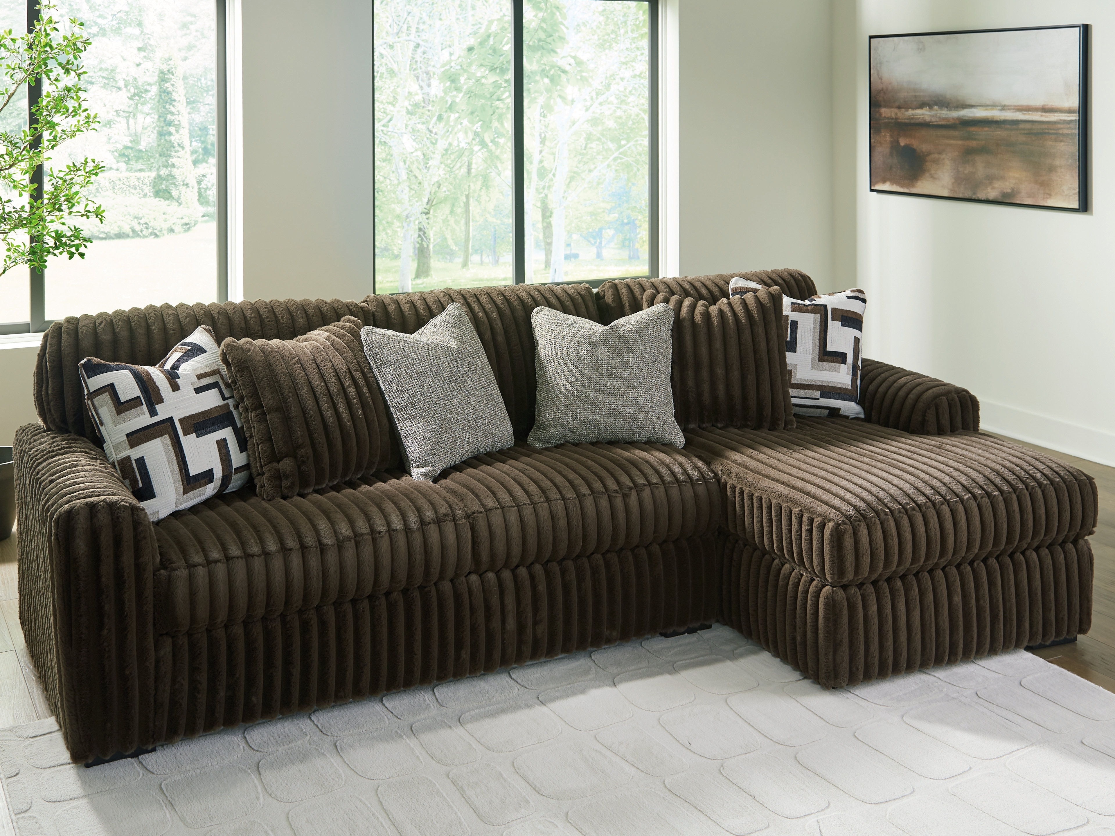 2-Piece Sectional Sofa With Chaise