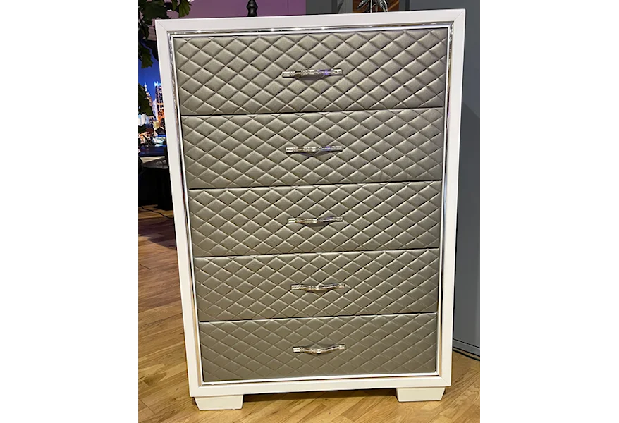 Luxor 5-Drawer Chest  by New Classic at A1 Furniture & Mattress