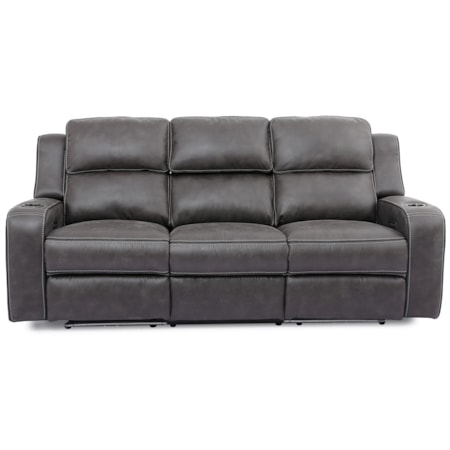 Power Headrest Recl Sofa w/ Drop Down Table