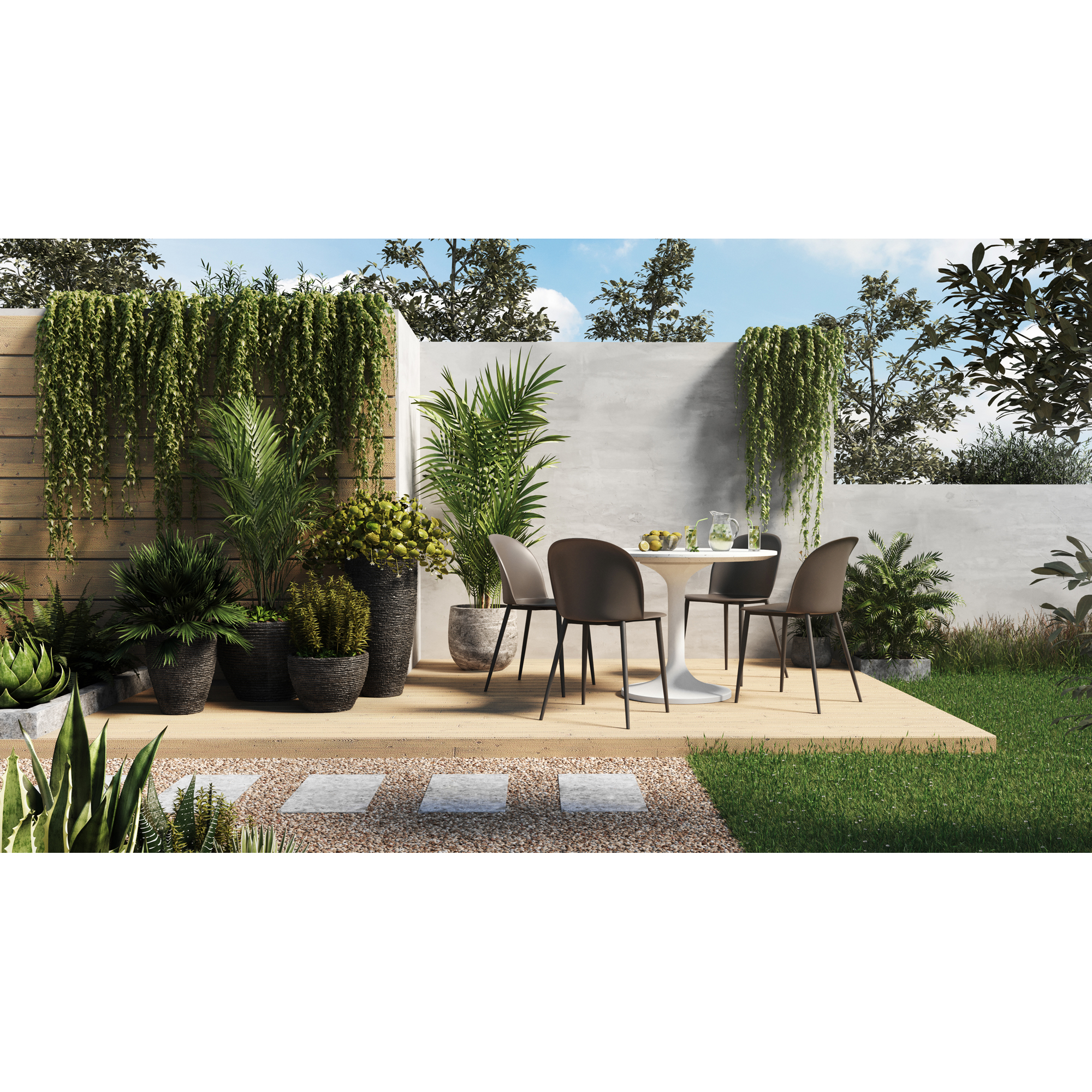 Moe's Home Collection Tuli Tuli Outdoor Café Table