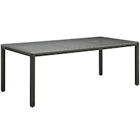 82" Outdoor Patio Dining Table