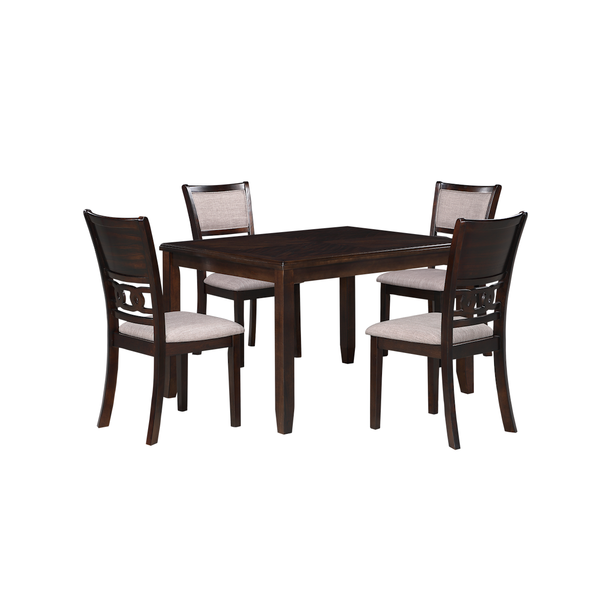 New Classic Gia Dining Table + 4 Chairs Set