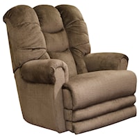 Casual Lay-Flat Recliner with Channel Back