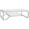 Artistica Artistica Metal Byron Rectangular Cocktail Table