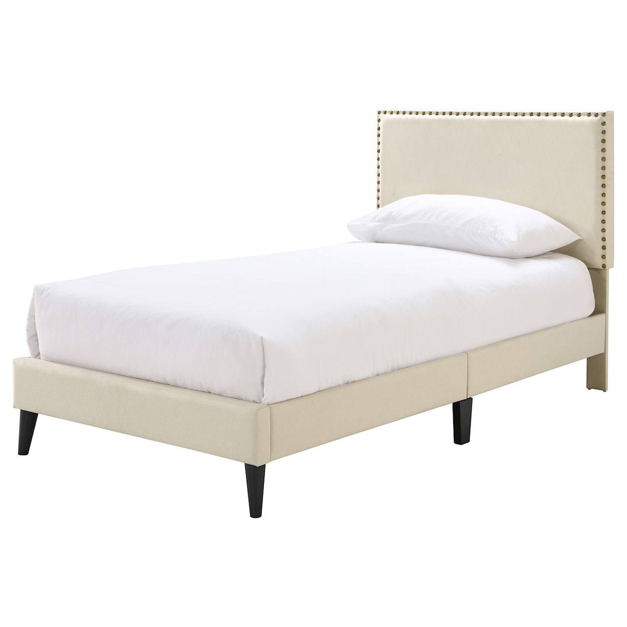 Accentrics Home Fashion Beds Twin Upholstered Bed