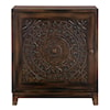 Powell Grace Accent Cabinet Dark Brown