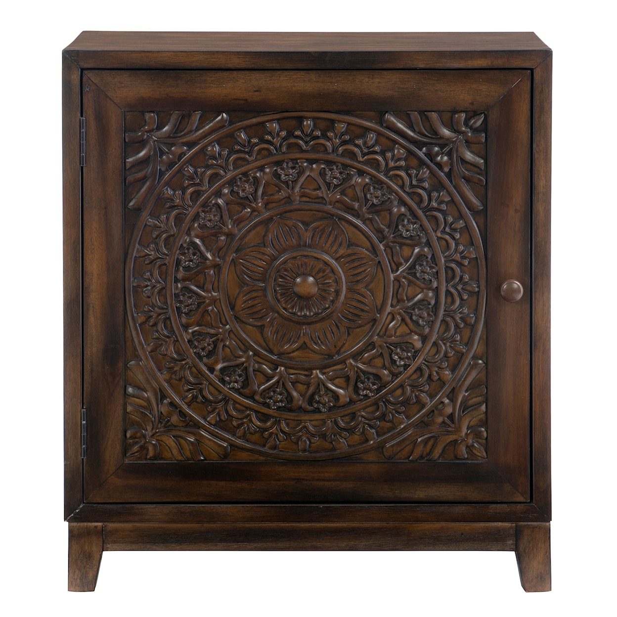 Powell Grace Accent Cabinet Dark Brown