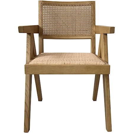 Natural Solid Elm Chair 
