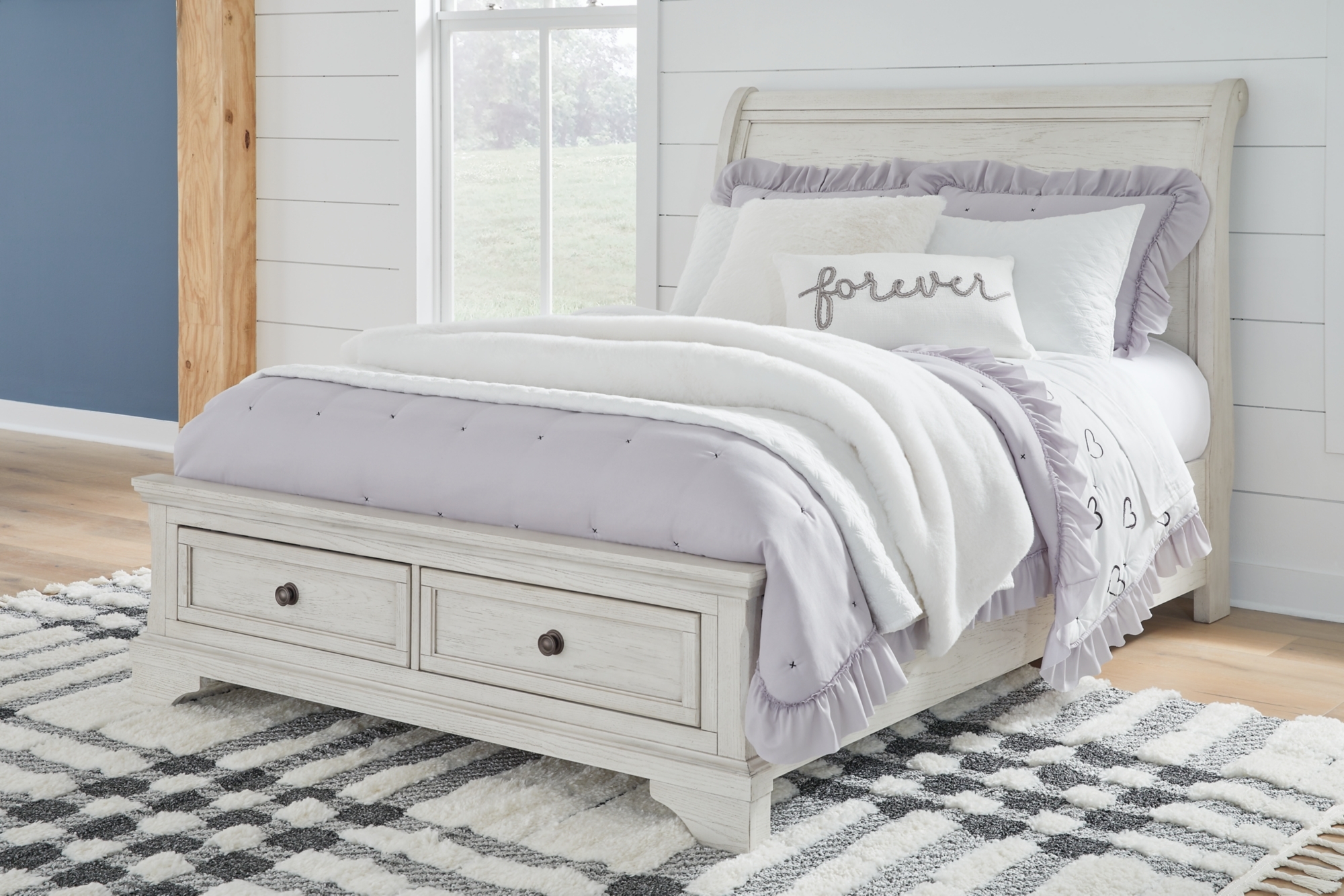 Signature Design by Ashley Robbinsdale Full Sleigh Storage Bed