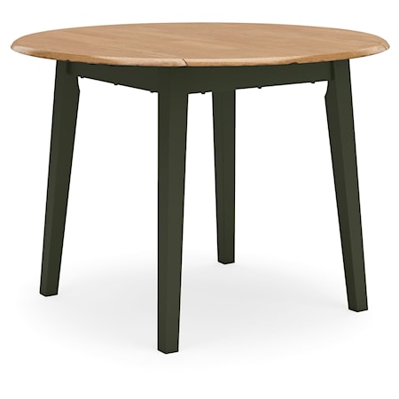 Round Drm Drop Leaf Table