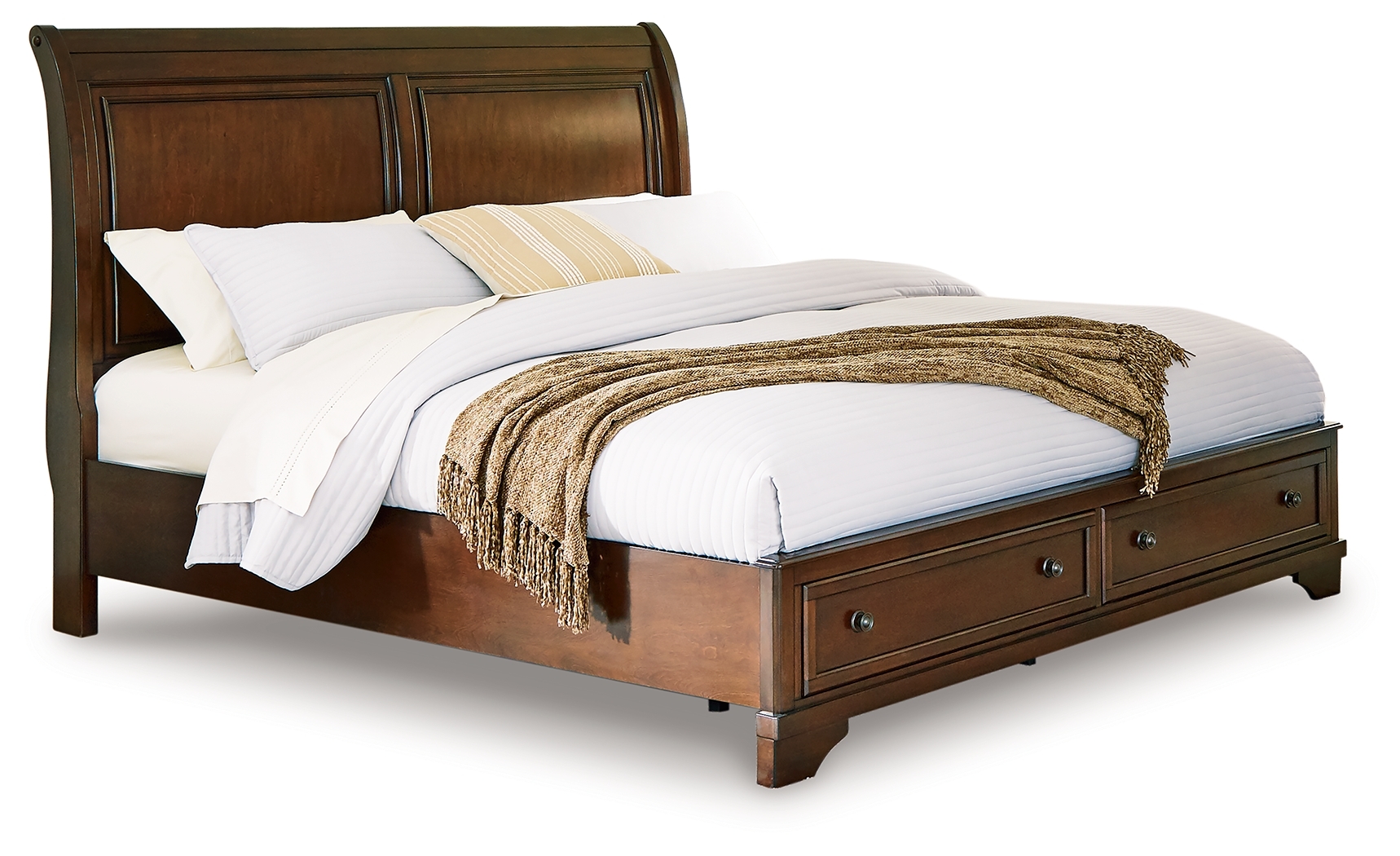 Queen Sleigh Storage Bed