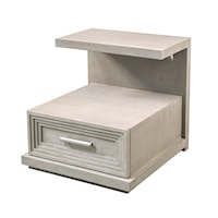 Contemporary 1-Drawer Rectangle End Table