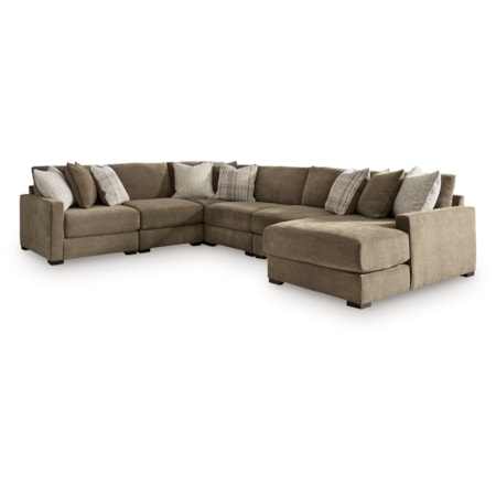 6-Piece Sectional With Chaise