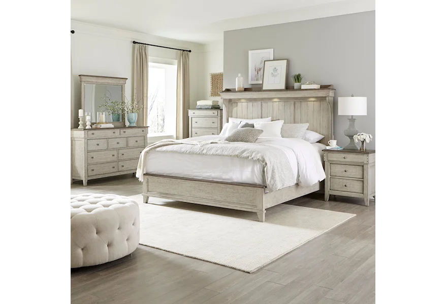 Ivy Hollow Five-Piece King Bedroom Set by Liberty Furniture at Royal Furniture