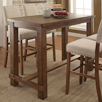 Rustic Bar Height Dining Table
