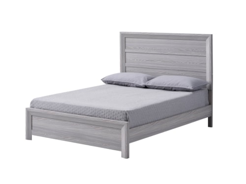 Adelaide Contemporary Panel Bed - Queen