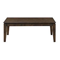 Contemporary Coffee Table with Solid Mango Wood Top