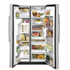 GE Appliances Refridgerators Side By Side Freestanding Refrigerator