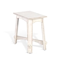 White Sand Chair Side Table