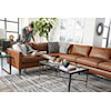 Best Home Furnishings Trafton Leather 6-Seat Sectional Sofa w/ Chaise