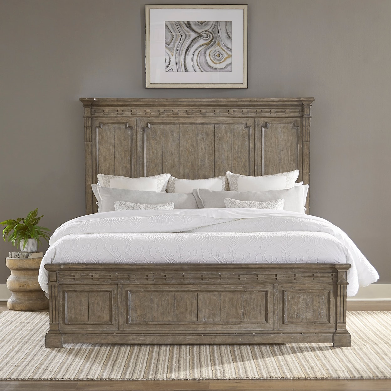 Liberty Furniture Town & Country King Panel Bed