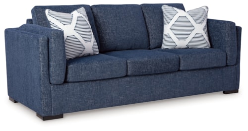 Contemporary Sofa with Arm Pillows