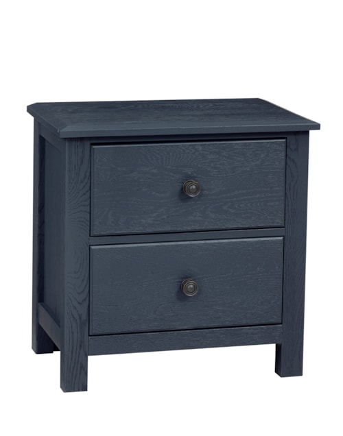 Farmhouse 2-Drawer Nightstand with Soft Close Drawers
