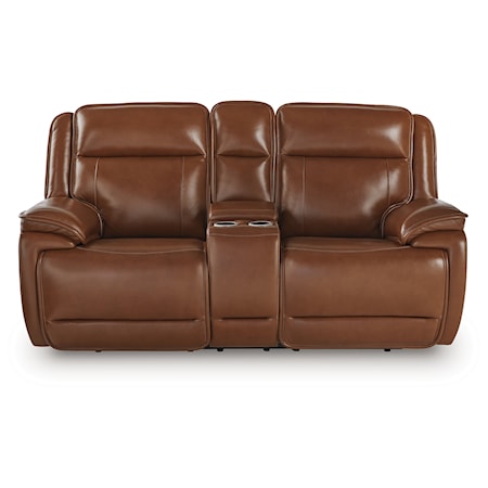 Pwr Rec Loveseat/Con/Adj Hdrst