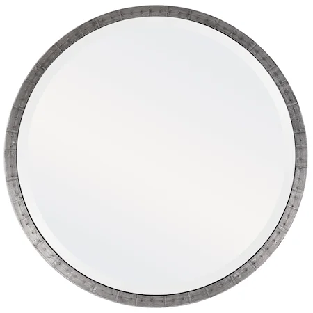 Bartow Industrial Round Mirror