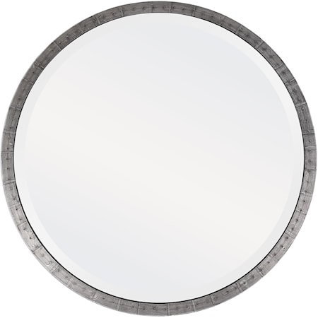 Bartow Industrial Round Mirror