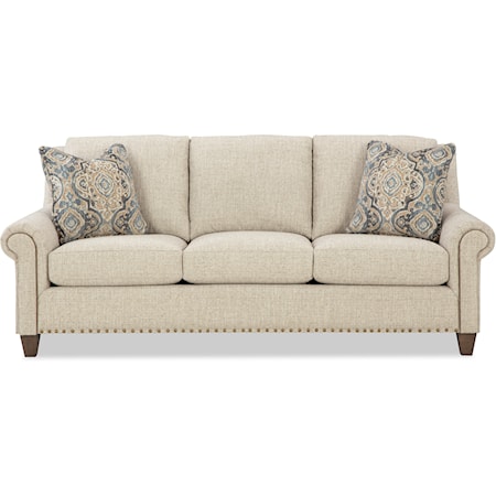 Transitional Sofa with Nailhead Trim