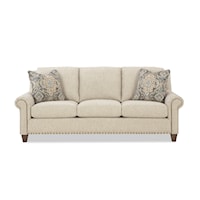 Transitional Sofa with Nailhead Trim