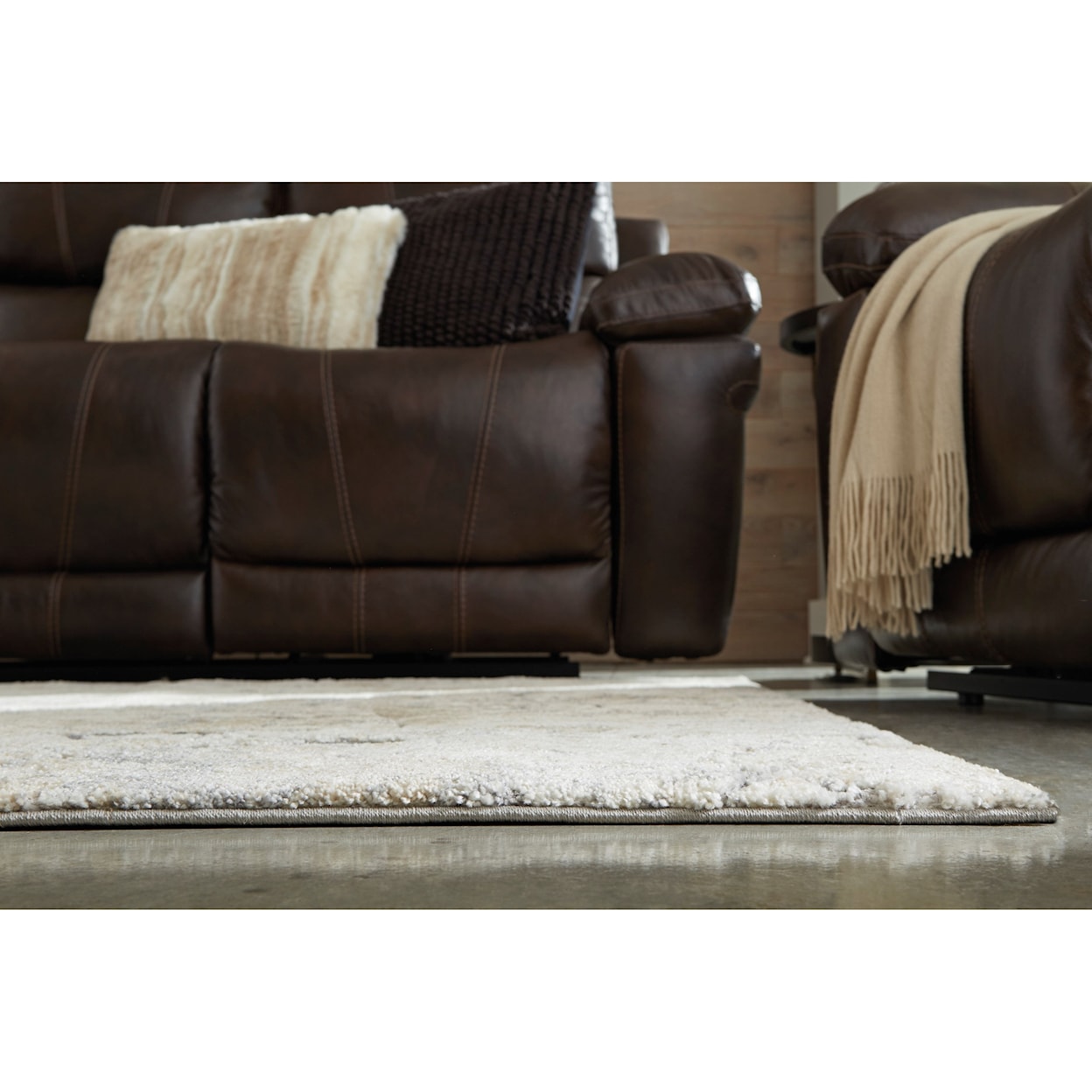 Ashley Signature Design Contemporary Area Rugs Wyscott Large Rug