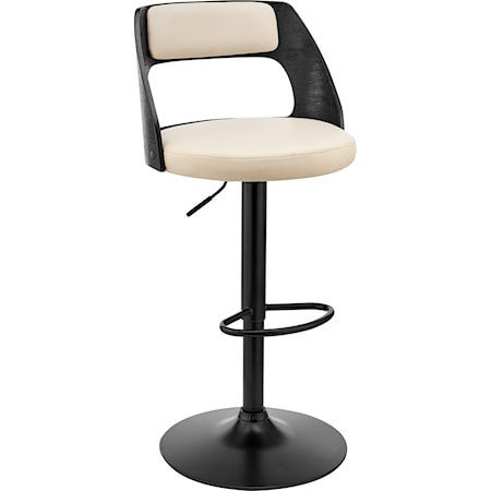 Upholstered Swivel Bar Stool