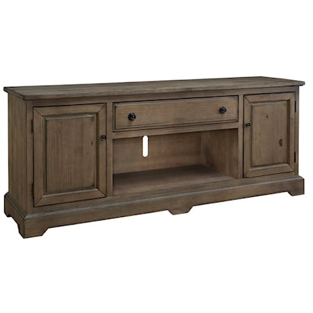 Transitional 80" TV Console