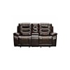 New Classic Furniture Nikko Console Loveseat with Dual Recliners